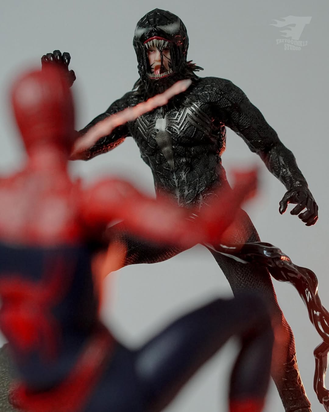 SAWTOOTH TOYS X 6in Studio 1/12 Venom Symbiotic Variant STM-20251 Model Toys